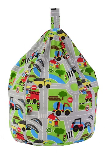 Kids transport road map - transport, bean