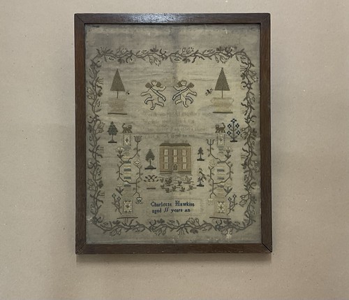 Antique georgian sampler - georgian,