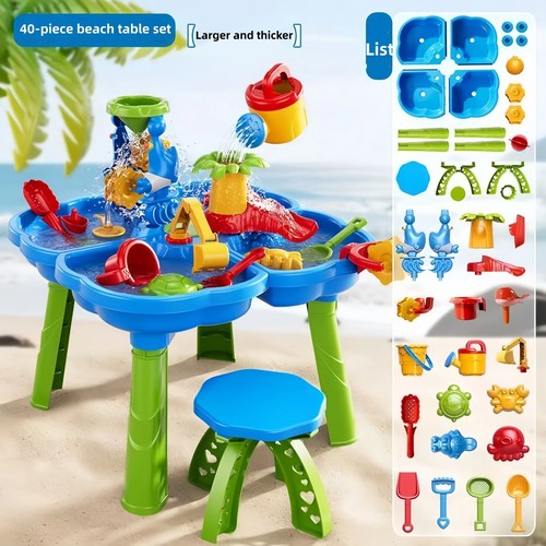 Kids beach waterfall - kids, play