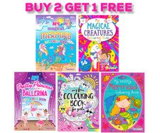CHILDRENS COLOURING BOOKS BOOK COLOURING BOOKS FOR GIRLS A4 