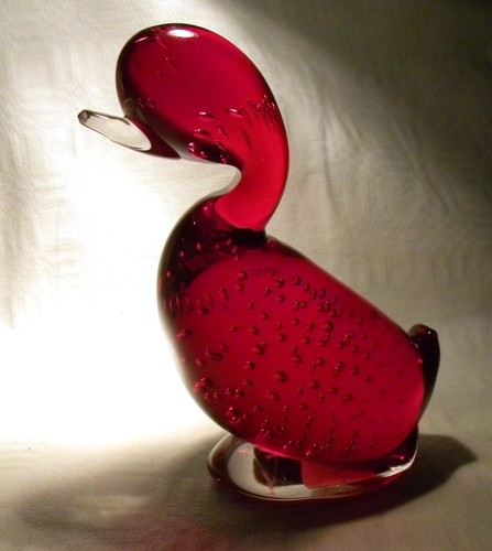 Whitefriars glass ruby 2 - ruby, 5.1/2"