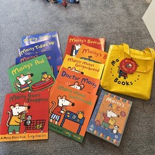 MAISY Mouse Full Collection 10 Story Books Yellow Bag Plus Sealed DVD  1999