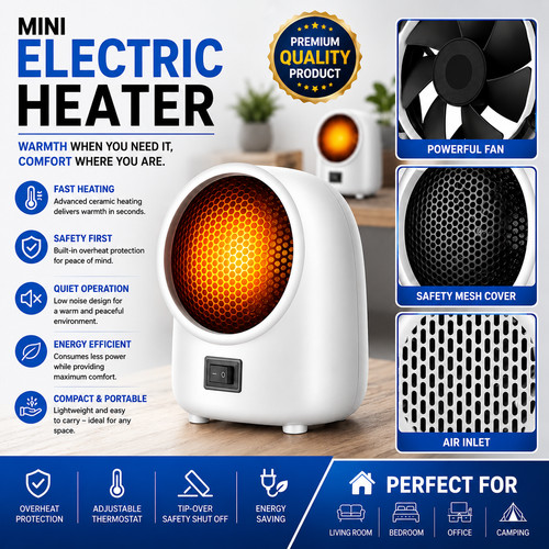 400w white mini electric - 400w,