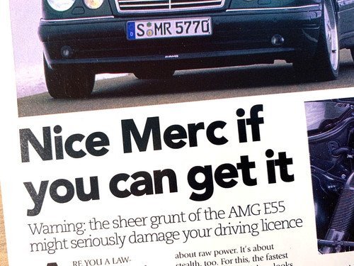 Mercedes e55 amg - mercedes, 1998