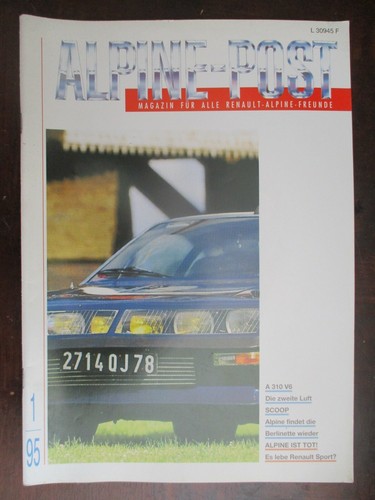 Alpine post 1995 magazine - 1/1995,