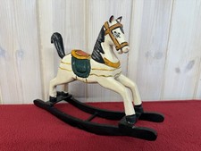 Wooden Rocking Horse Decorated