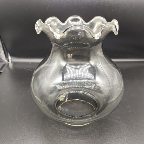 Vintage round clear glass - vintage,