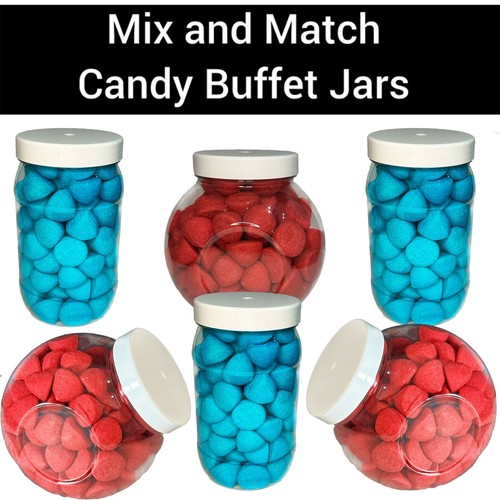 Large white plastic sweet - white,