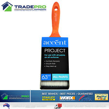 Brush Accent 63mm Quality PRO Paint Brush with Wood Handle Purdy Swan Style