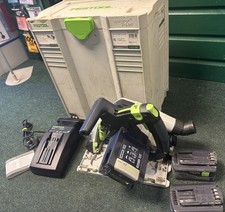 Festool TSC 55 REB-PLUS 36V Cordless Circular Saw inc 2 Batteries and Charger.
