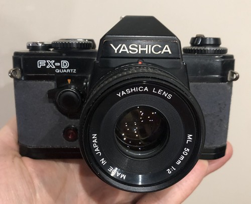 Yashica quartz with - fx-d,