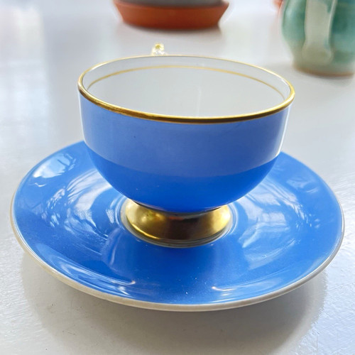 Grosvenor bone china blue - china, &