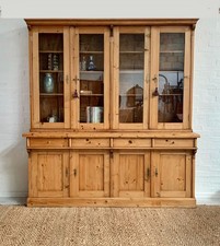 Antique Pine 20th-Century Farmhouse Dresser