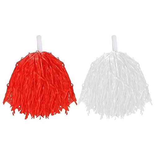 Red and white - white, cheerleader