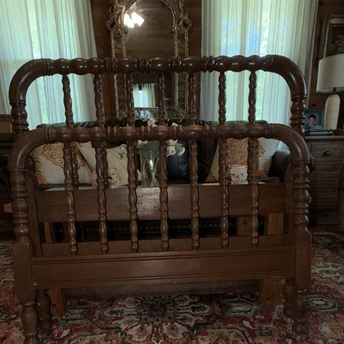 Antique wooden jenny lind twin - antique,