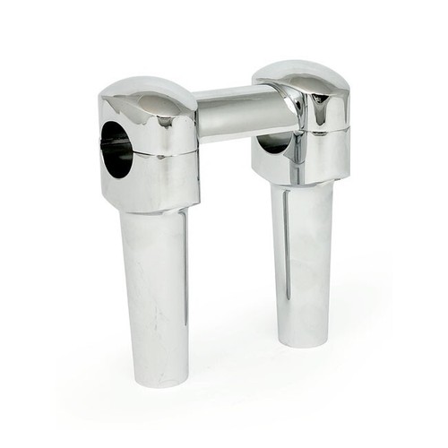 Chrome handlebar risers - risers, 5"