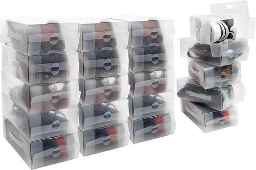 Kurtzy clear shoe storage - shoe,