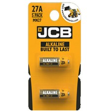 2 x JCB MN27 A27 27A GP27A  EL812 Alkaline Batteries 12v