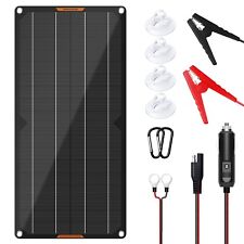 MHPOWOS Solar Panel Battery Charger 10W 12V Trickle Battery Charger & Maintainer