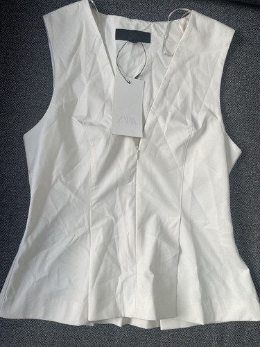 Zara off white - off, sleeveless