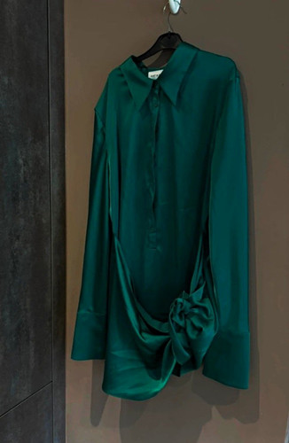 Rat boa alanis wrap dress - rat,