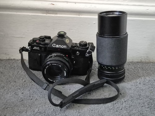 Canon 35mm film slr - a-1,