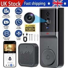 Smart WiFi Wireless Video Doorbell Security Streaming Camera Door Bell Intercom