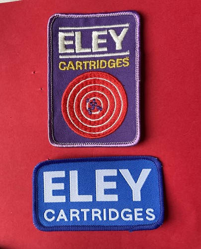 Eley cloth badges - x, gun