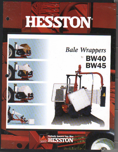 Hesston bw40 and - bw40, bale
