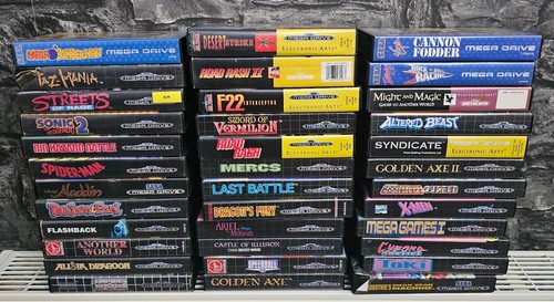 Sega mega drive games - mega,