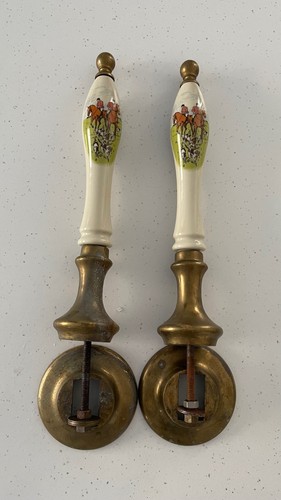 Vintage ceramic beer pump