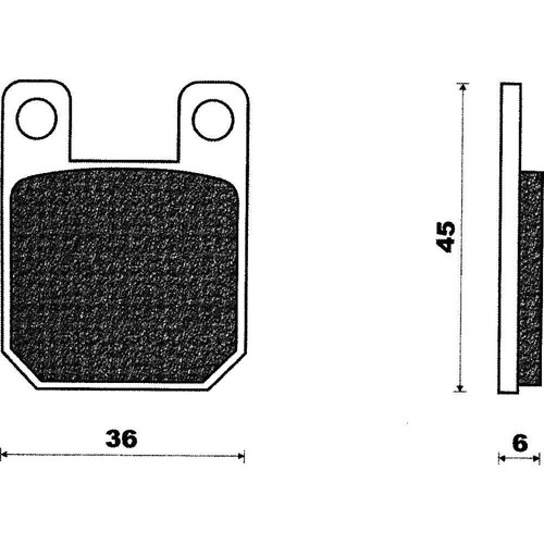 Pair brake pads - pads, peugeot