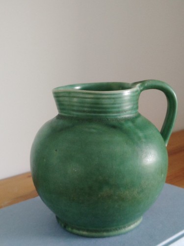 Matt green handmade ceramic - handmade,
