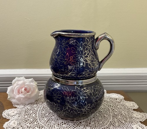 Sudlows burslem cobalt creamer - sudlows,