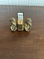 Vintage Brass Two Wise Monkeys