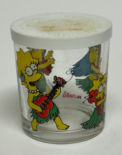 Simpsons vintage nutella glass - vintage,