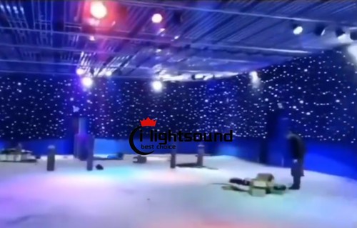 Led star drape light - light, 3mx2m