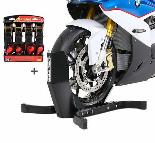 Wheel chock with - ratchet, set