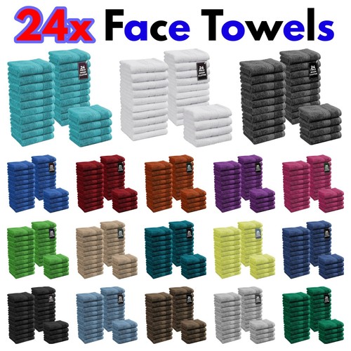 24x face cloths - 24x, flannels