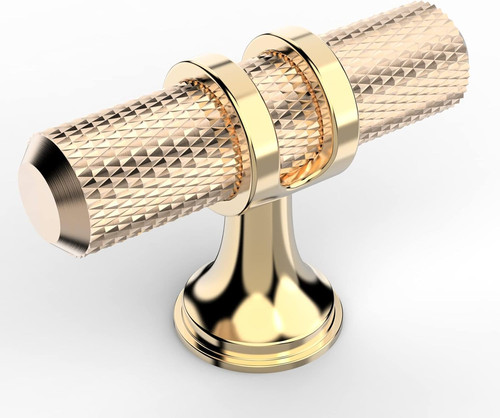 Pack gold knurled cabinet - knurled,