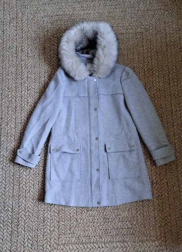 Ladies john rocha grey hooded - ladies,