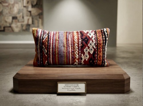 Handwoven vintage wool turkish - handwoven,