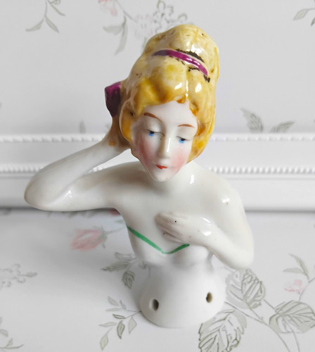 Antique german porcelain half - antique,