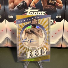 Topps Chrome Boxing 2024 Errol Spence Jr Ring Generals /50 Autograph 