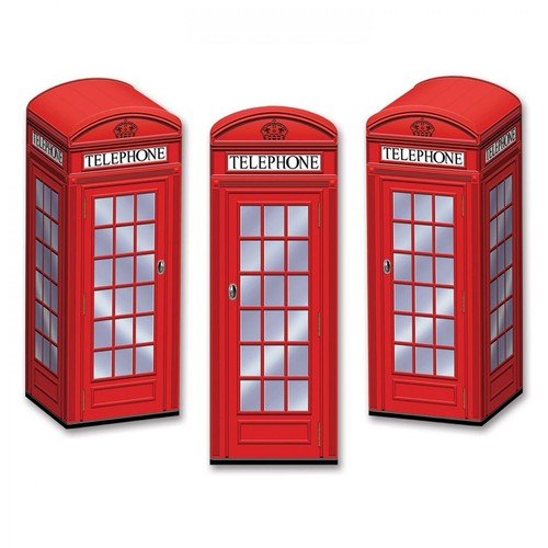 Phone box table - box, decorations
