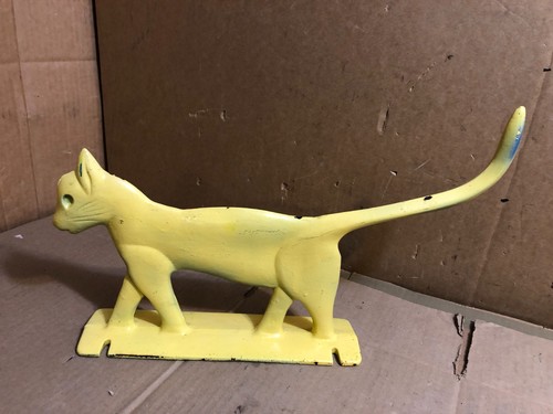 Vintage cast iron cat - iron,