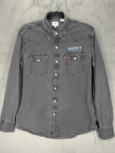 Levis denim shirt men size - levis,