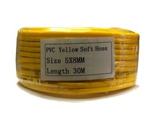 30 m Yellow PVC Hose For Water Fed Pole 5 mm id / 8 mm od