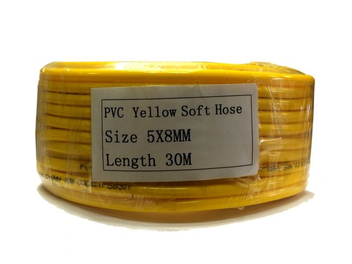 Yellow pvc hose - pvc,