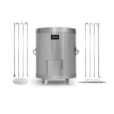 Medium Tandoor Clay Oven BBQ -  Tandoori Oven - Tandoori Food - Naan